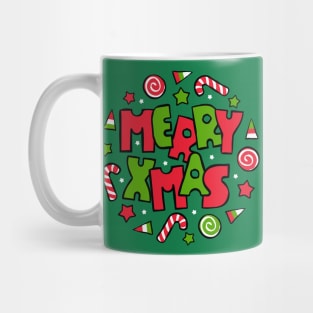 Merry Christmas! Typography design Mug